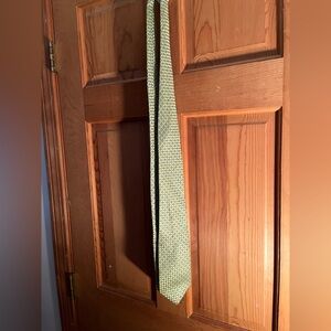 Countess Mara Men's 100% Silk Neck Tie green blue